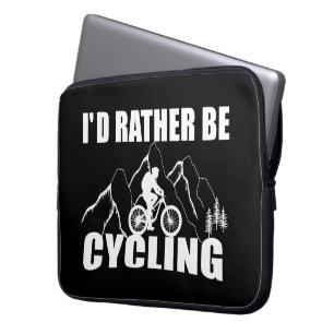 Funda Para Portátil Cita divertida de ciclismo