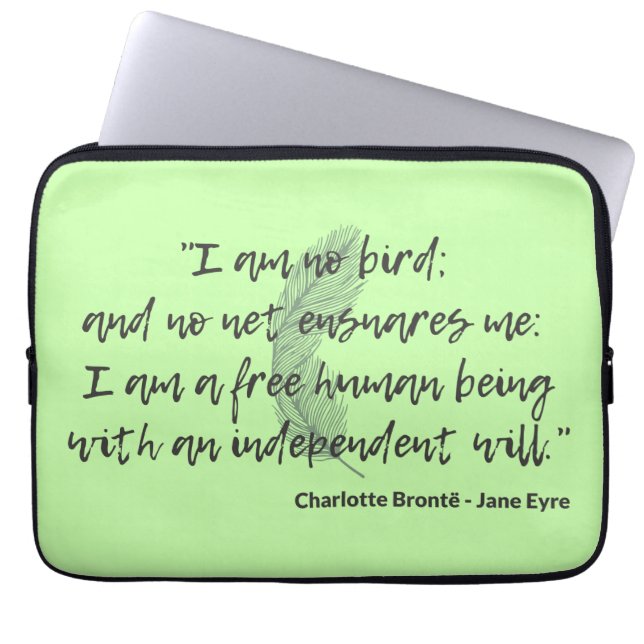 Funda Para Portátil Cita II de Jane Eyre (Frente)