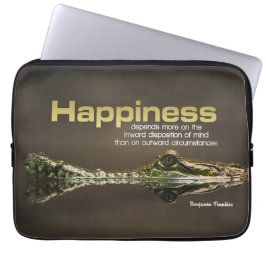 Funda Para Portátil Cita Inspiradora de Benjamin Franklin