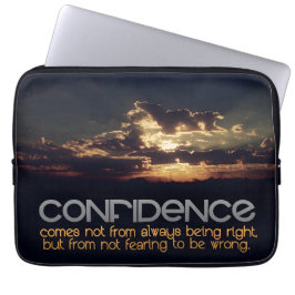 Funda Para Portátil Cita Inspiradora de "confianza"