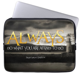 Funda Para Portátil Cita Inspiradora de Ralph Waldo Emerson