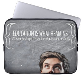 Funda Para Portátil Cita Inspiradora "Educación"