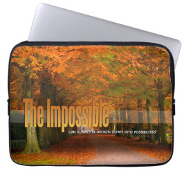 Funda Para Portátil Cita Inspiradora "lo imposible se puede romper"