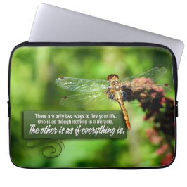 Funda Para Portátil Cita Inspiradora "Todo es un milagro"