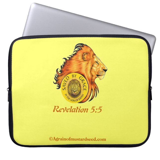 Funda Para Portátil Citas cristianas (Frente)