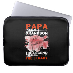 Funda Para Portátil Citas de abuelo Papa Y Nieto