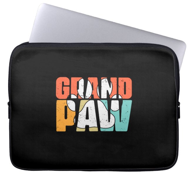 Funda Para Portátil Citas de abuelo | Perro de abuelo (Frente)