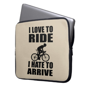 Funda Para Portátil Citas de ciclismo divertidas y motivacionales
