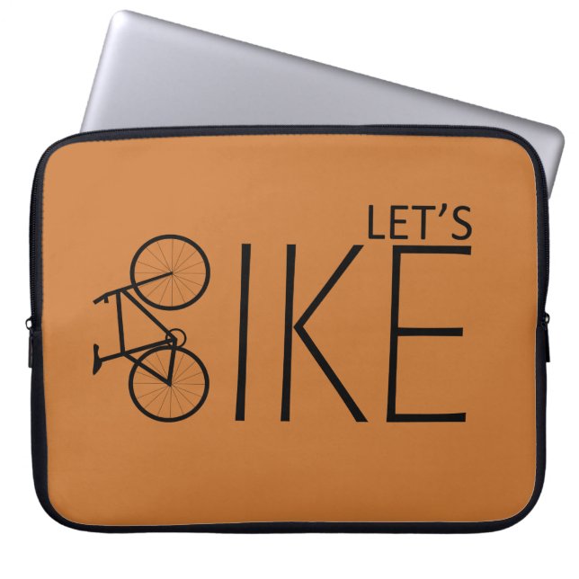 Funda Para Portátil citas inspiradoras de ciclismo (Frente)