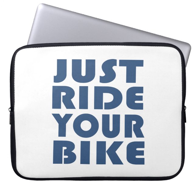 Funda Para Portátil citas inspiradoras de ciclismo (Frente)