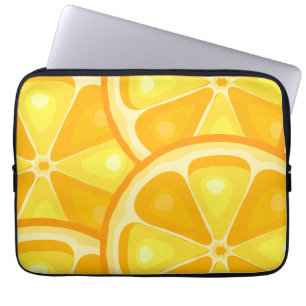 Funda Para Portátil Cítricos TROPICAL SUMMER FRUIT Naranja limones Sli
