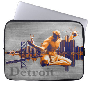Funda Para Portátil Ciudad de Detroit