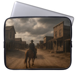 Funda Para Portátil Ciudad Fantasma - Antigua Ciudad Abandonada del Oe