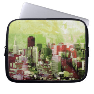 Funda Para Portátil Ciudad oxidada