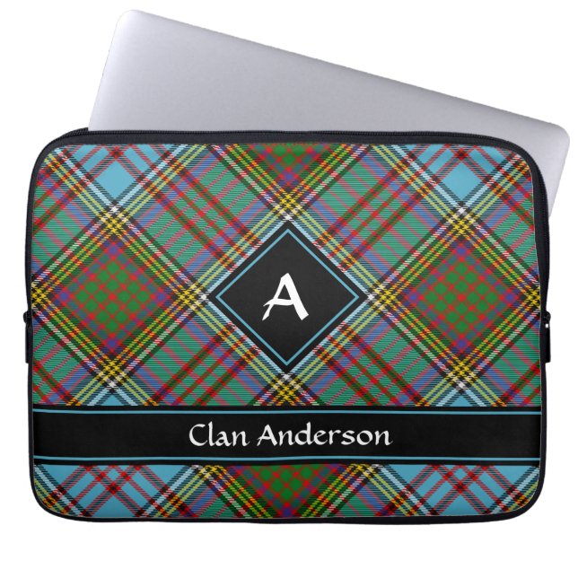 Funda Para Portátil Clan Anderson Tartan Laptop Sleeve (Frente)