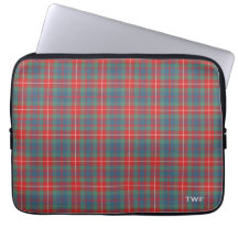 Clan Fraser Antiguo Tartan Monogrammed