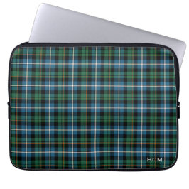 Funda Para Portátil Clan MacRae Hunting Tartan Scottish Plaid Monogram