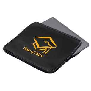 Funda Para Portátil Clase de graduación del año Personalizar BLKGLD 20