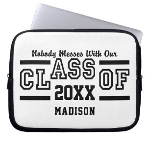 Funda Para Portátil Clase de NINGÚN año nombre personalizado de las ma
