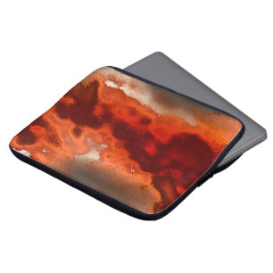 Funda Para Portátil Clásico a teñido de tonos rojos y corales intensos