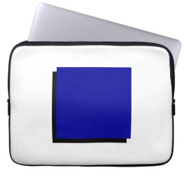 Funda Para Portátil Clásico Bauhaus Diseño Plaza Azul