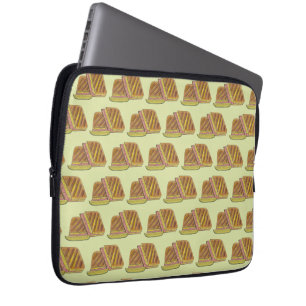 Funda Para Portátil Clásico Miami Sandwich Cubano Ham Cerdo Queso Suiz