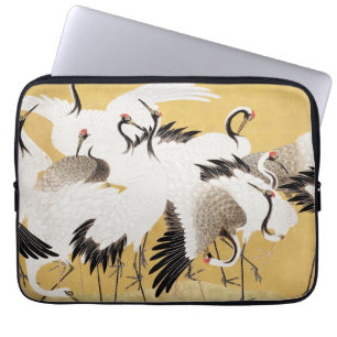 Funda Para Portátil Clásico rico en aves de rebaño japonés