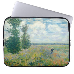 Funda Para Portátil Claude Monet - Campos de amapola cerca de Argenteu
