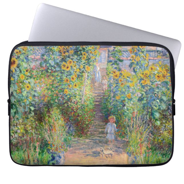 Funda Para Portátil Claude Monet - El jardín del artista en Vetheuil (Frente)