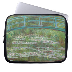 Funda Para Portátil Claude Monet el la pasarela japonesa, 1899