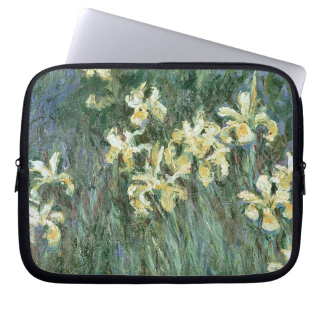 Funda Para Portátil Claude Monet el | los iris amarillos (Frente)