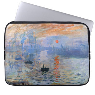 Funda Para Portátil Claude Monet Impresión Amanecer 1872 Puerto Arte