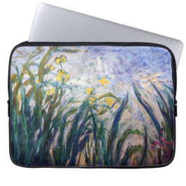 Funda Para Portátil Claude Monet - Irlandeses amarillos y morados