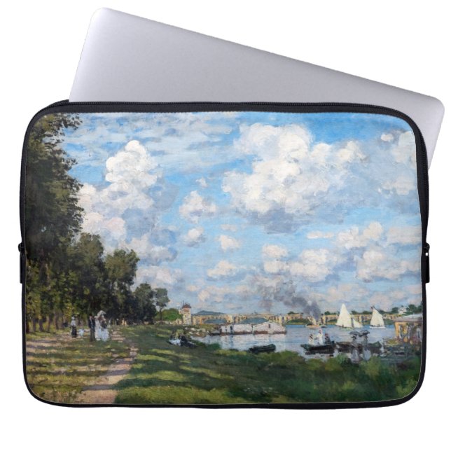 Funda Para Portátil Claude Monet - La cuenca de Argenteuil (Frente)