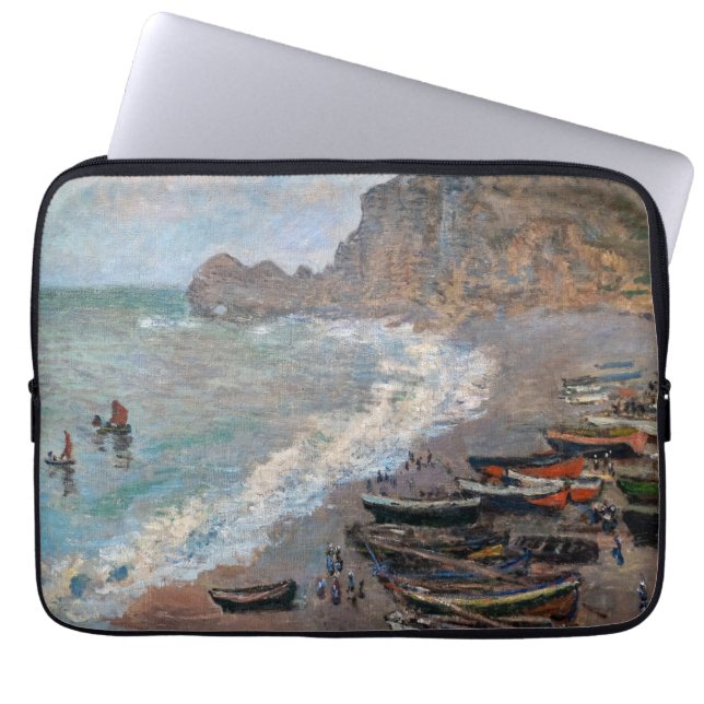 Funda Para Portátil Claude Monet - La playa de Etretat (Frente)