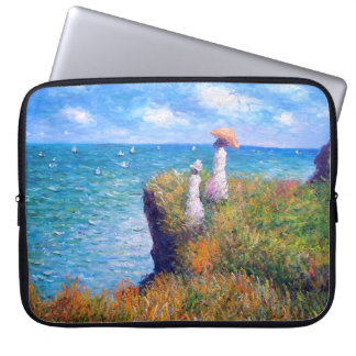 Funda Para Portátil Claude Monet: Paseo del acantilado en Pourville