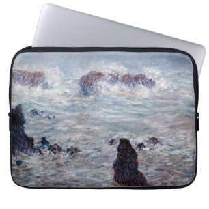 Funda Para Portátil Claude Monet - Tormenta frente a la costa de Belle