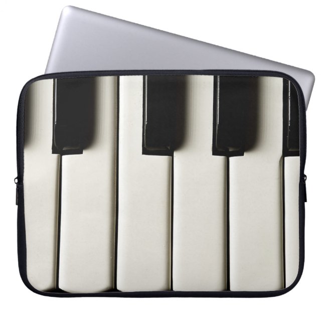 Funda Para Portátil Claves de piano (Frente)