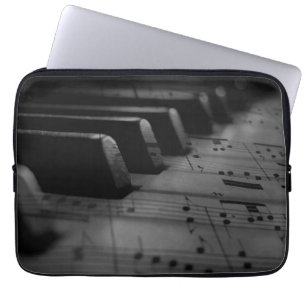 Funda Para Portátil Claves de piano de música