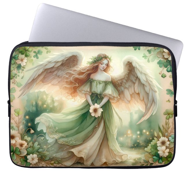 Funda Para Portátil Clover Serenity Angel (Frente)