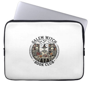 Funda Para Portátil Club de Libro de Brujas de Salem Esqueleto Vintage
