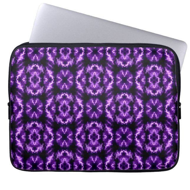 Funda Para Portátil Clusters púrpura...... (Frente)