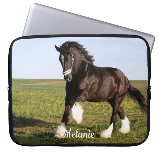 Funda Para Portátil Clydesdale Horse (Frente)