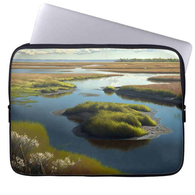 Funda Para Portátil Coastal Tranquility (Frente)