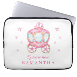 Funda Para Portátil Coche de princesa feliz cumpleaños