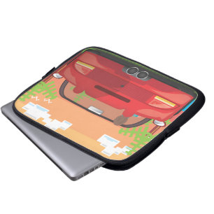 Funda Para Portátil Coche deportivo de arcade de los 80