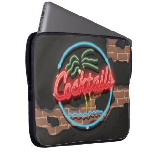 Funda Para Portátil Cocktails Nightclub Neon