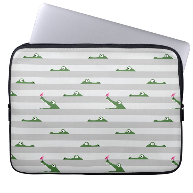 Funda Para Portátil Cocodrilo (Frente)