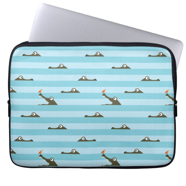 Funda Para Portátil Cocodrilo (Frente)