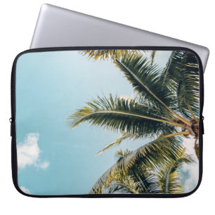 Funda Para Portátil Cocoteros verdes
